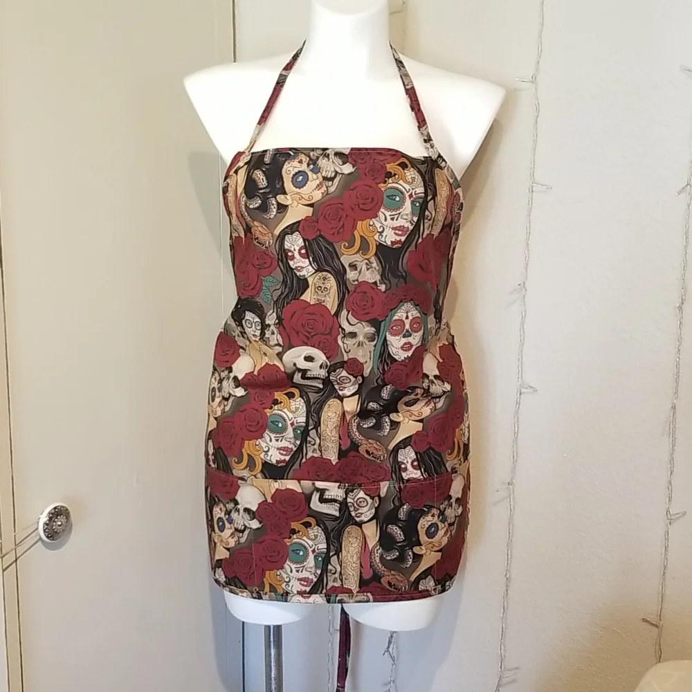 New Day of‎ the dead apron